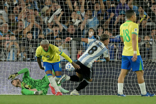 Argentina secure World Cup spot with 4-1 victory over Brazil
