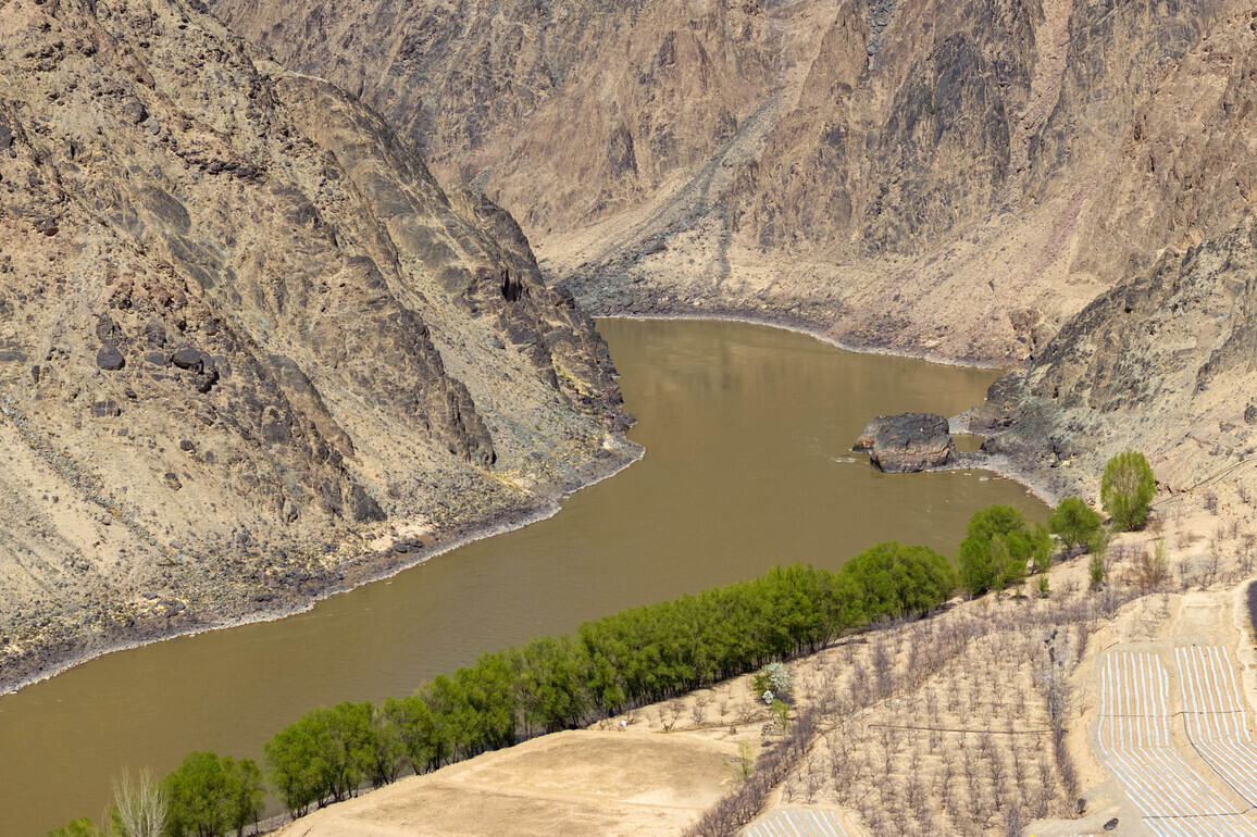 (VistaNingxia)CHINA-NINGXIA-ZHONGWEI-NANCHANGTAN VILLAGE-SCENERY (CN)