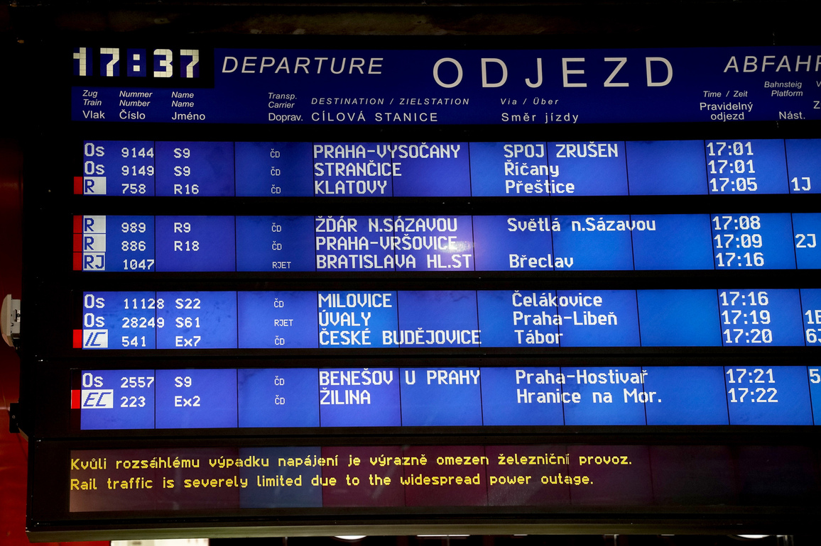 CZECH REPUBLIC-PRAGUE-POWER OUTAGE