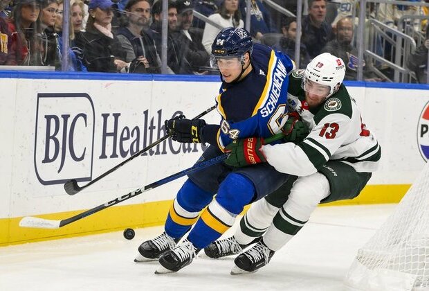 Kirill Kaprizov nets pair as Wild defeat Blues