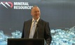 Mineral Resources managing director Chris Ellison speaking this morning