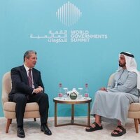 Saif bin Zayed meets with Prime Minister of Kurdistan Region of Iraq on sidelines of World Government Summit