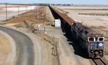 BHP Billiton train arriving in Port Hedland