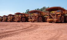 The autonomous haul trucks in the mining area in Carajás. Photo: Michael Roger/Vale