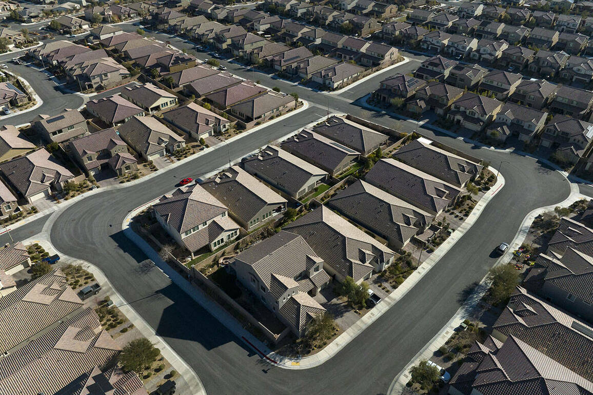 Las Vegas Valley home prices might have reached peak, report says - Housing