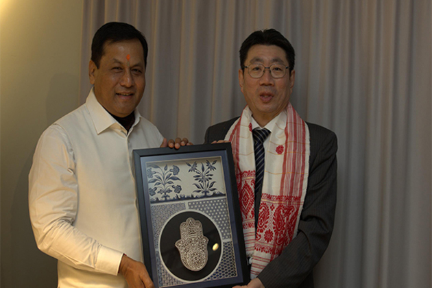 Sarbananda Sonowal holds talks with Japan's Vice Minister Terada Yoshimichi in Oslo
