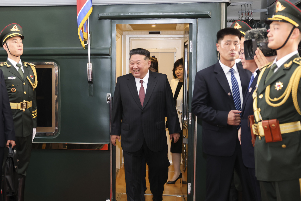 CHINA-BEIJING-DPRK-KIM JONG UN-ARRIVAL (CN)