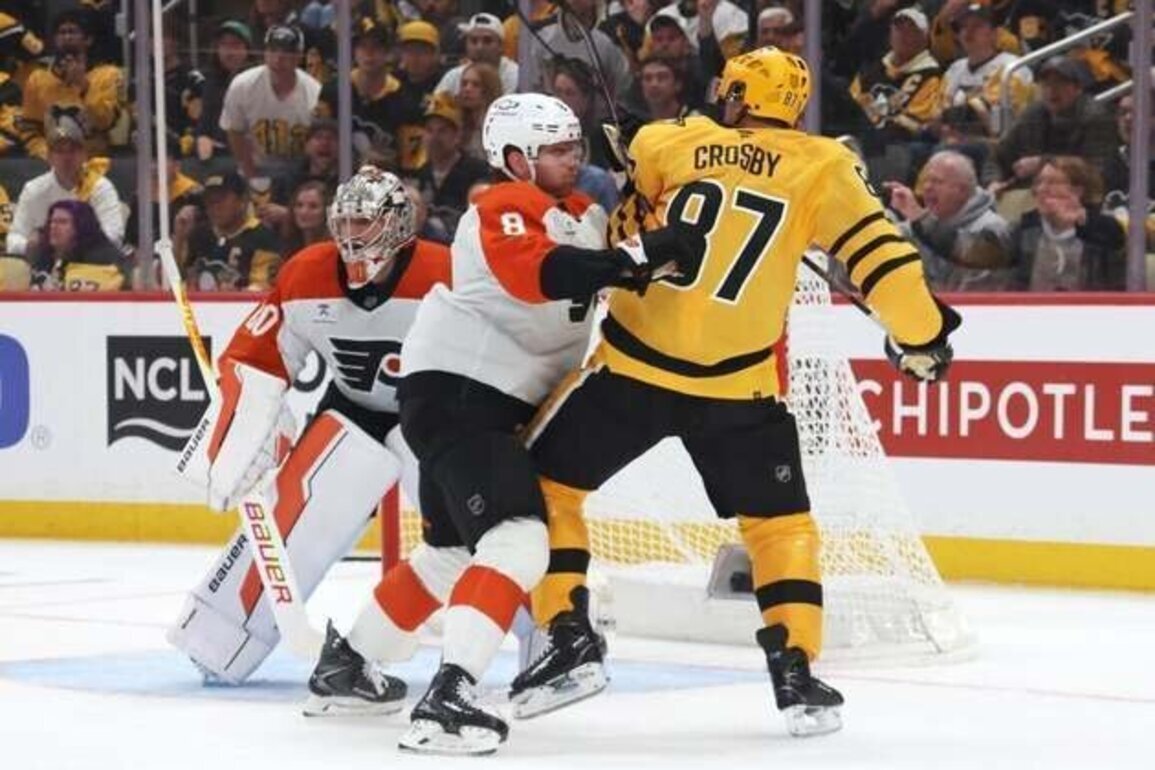 Flyers emerge with win over Penguins in opening tussle of playoff series