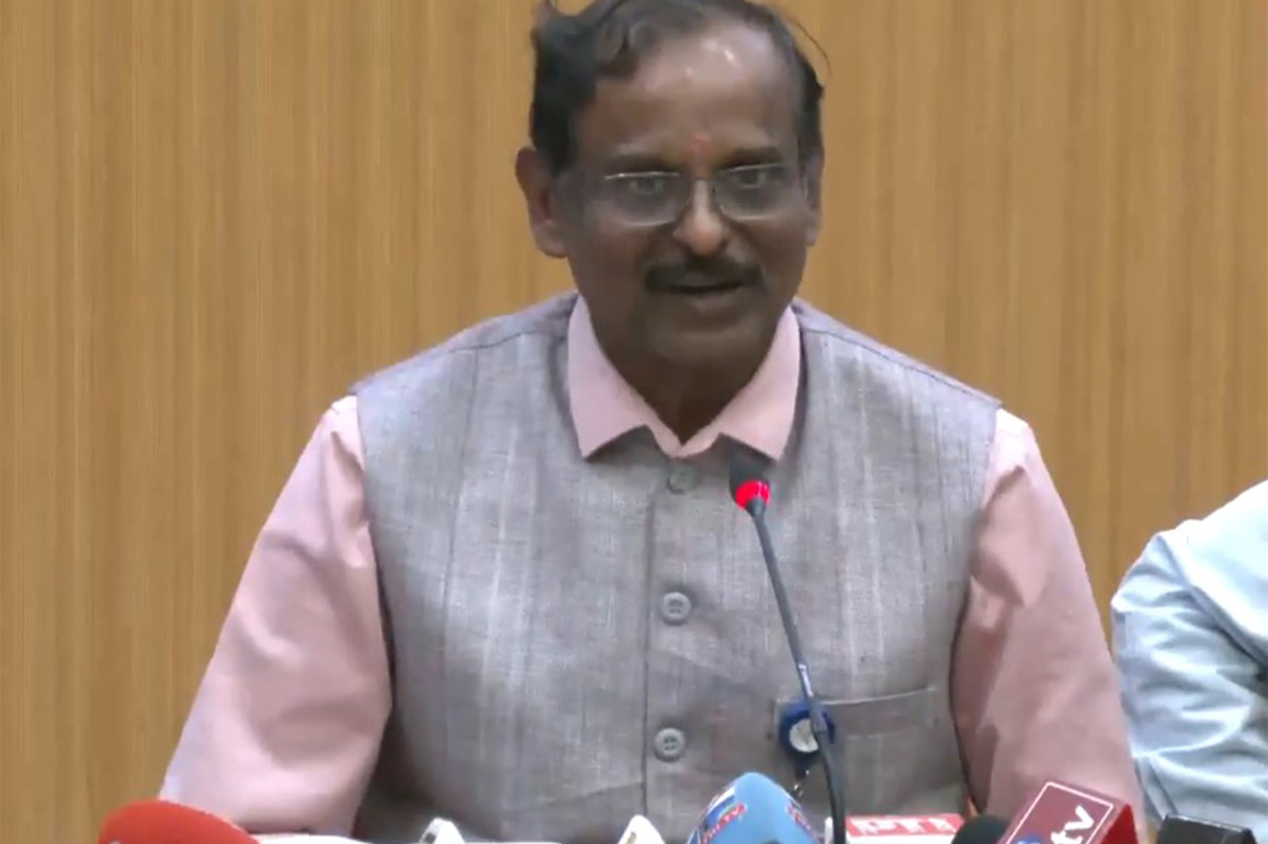 "Shiny example of Atmanirbhar Bharat": ISRO Chief Narayanan hails CMS-03 satellite launch