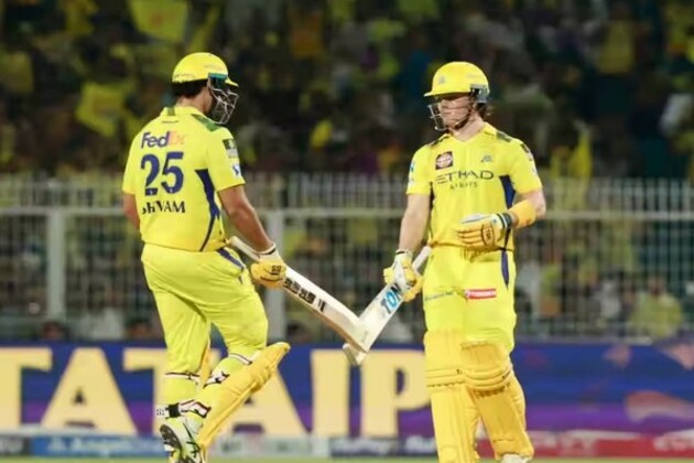 Brevis, Dube star as CSK edge past KKR in thriller at Eden Gardens