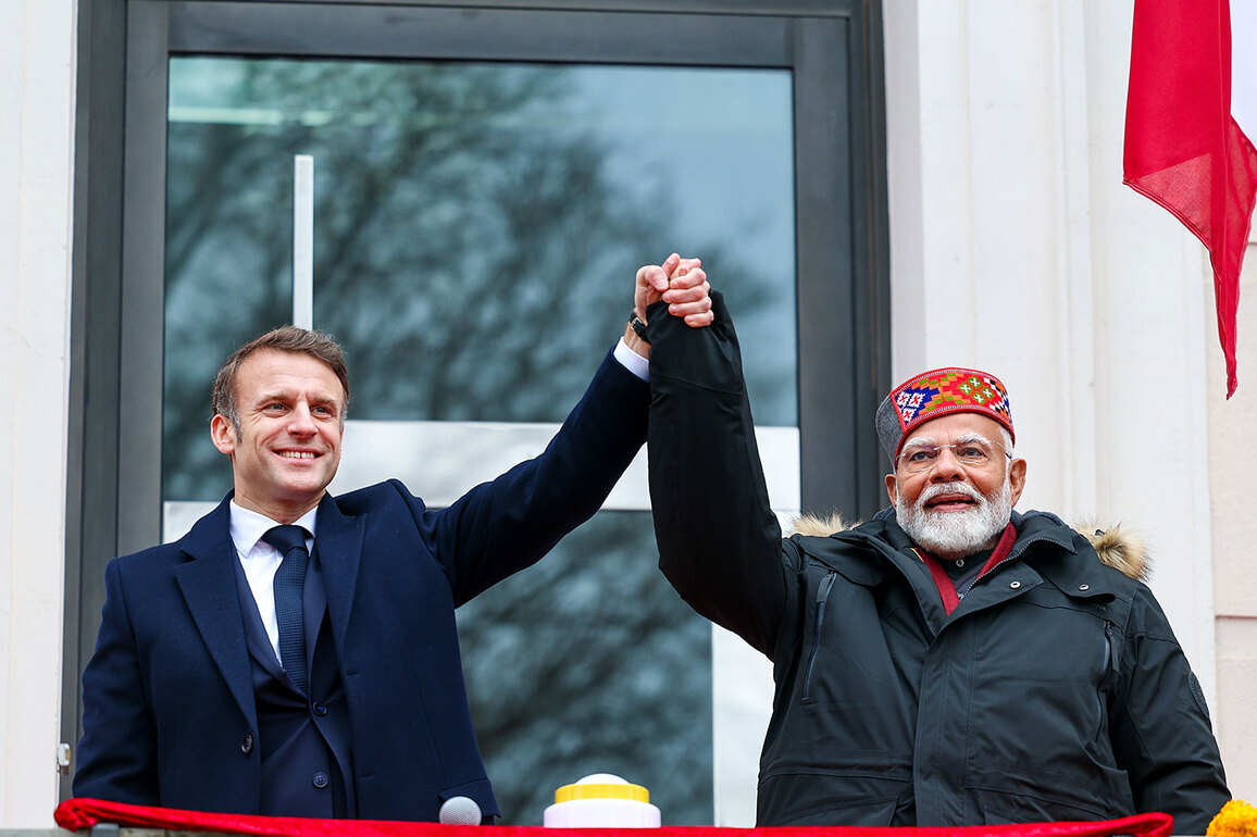 French President Macron to meet PM Modi on Feb 17 in Mumbai during India visit