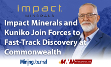 Impact Minerals and Kuniko Join Forces to Fast-Track Discovery at Commonwealth