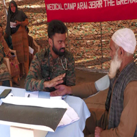 J-K: Indian Army conducts free medical camp at Poonch's Arai village; distributes wheelchairs, sticks to specially-abled