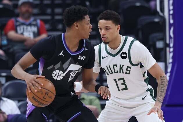 Ace Bailey's 33 points help Jazz beat Bucks to end skid