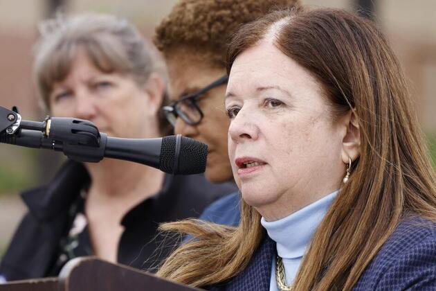 Los Angeles city attorney trails challengers early; incumbent city controller holds lead