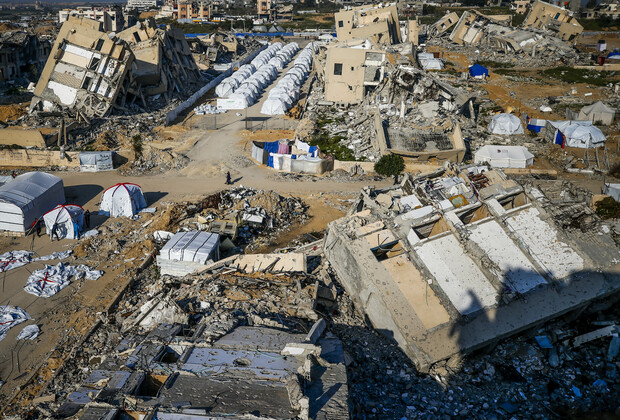 MIDEAST-GAZA-BEIT LAHIA-DESTRUCTION