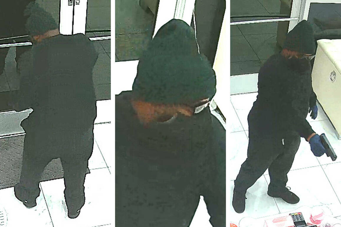 Las Vegas police seek man in connection with armed robbery - Robberies
