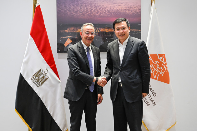 EGYPT-CAIRO-XINHUA-FU HUA-GEM CEO-MEETING