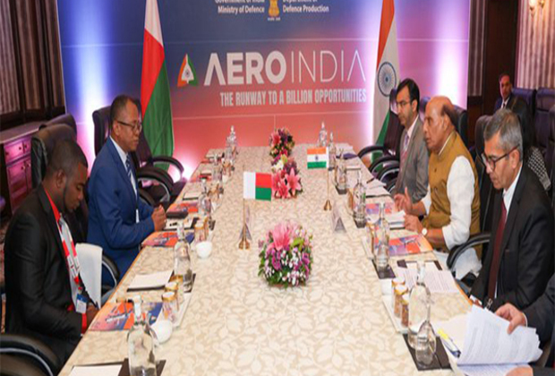 Rajnath Singh holds bilateral meetings with Ministers of Armenia, Malawi, Madagascar