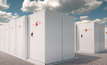 Renewable energy battery storage system in nature. Credit: Shutterstock/Petrmalinak 