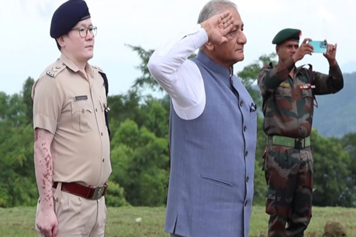 Mizoram Governor General (retd) Vijay Kumar Singh visits Lunglei