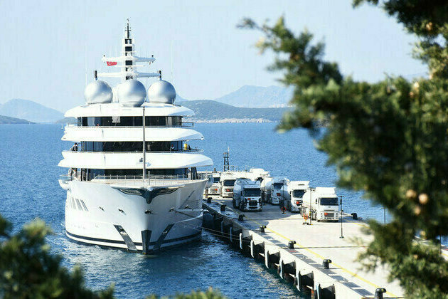 Royal Navy worried about mighty Russian superyachts  Times