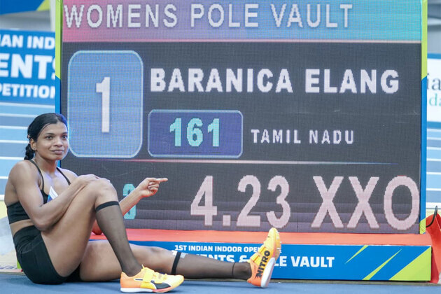 Baranica Elangovan sets new benchmark in women's pole vault