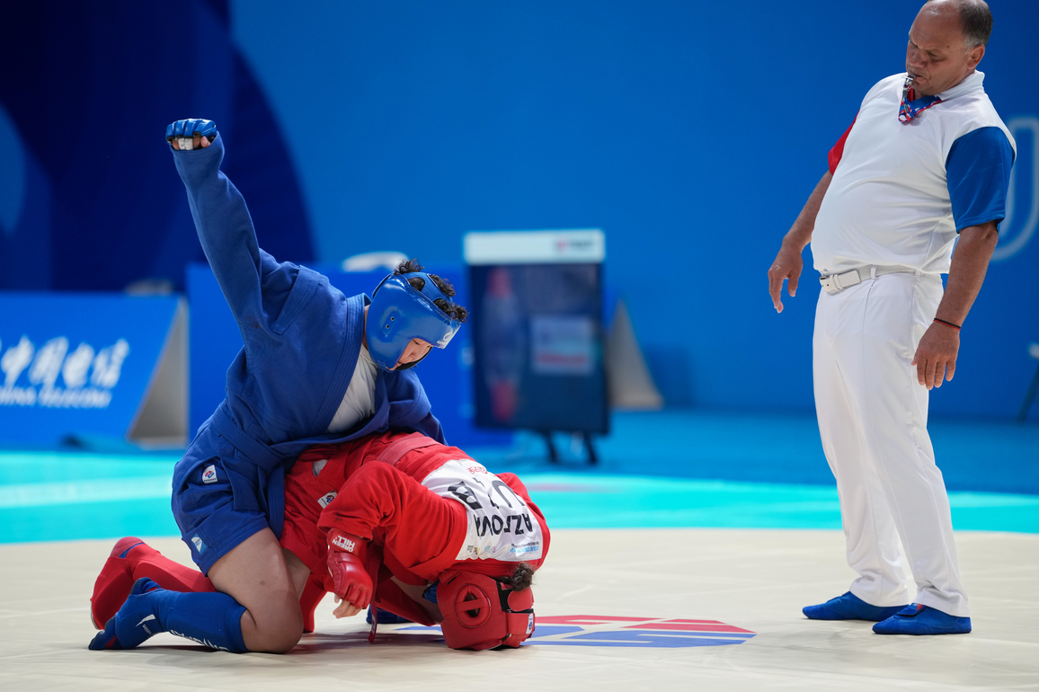(SP)CHINA-CHENGDU-THE WORLD GAMES 2025-SAMBO-WOMEN'S COMBAT -59KG-FINALS (CN)