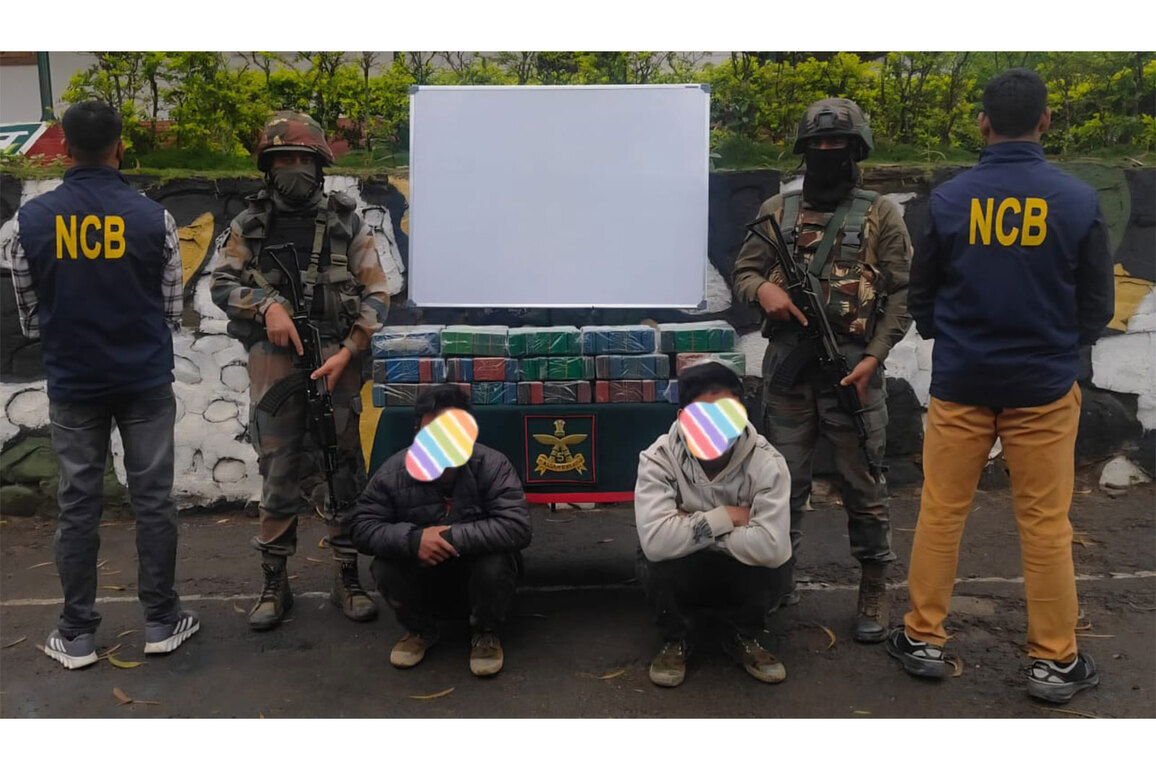 NCB seizes heroin worth Rs 8.5 crore in Manipur, two arrested