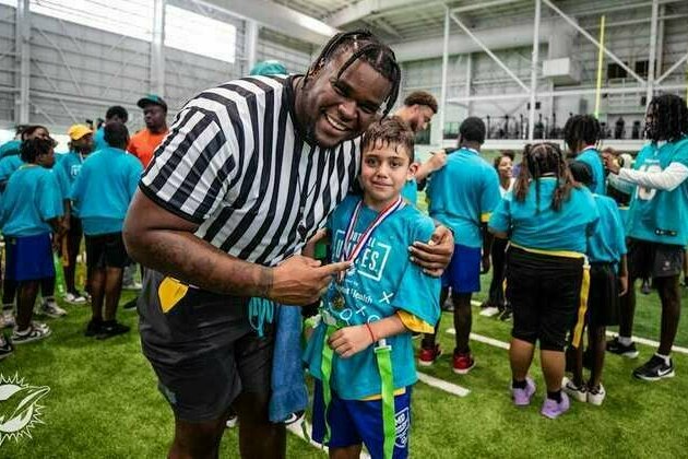 Dolphins Rookies Host Special Olympics Florida Athletes