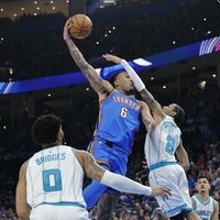 Thunder eviscerate injury-riddled Hornets 141-106