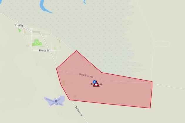 Out of control bushfire put lives and homes at serious risk in Derby and Mowanjum