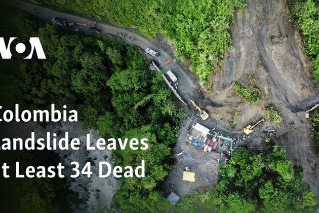 Colombia Landslide Leaves at Least 34 Dead