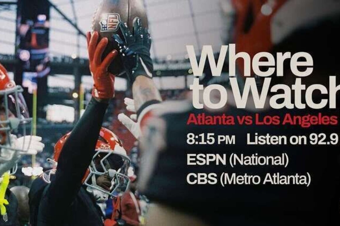 Where to watch Atlanta Falcons vs. Los Angeles Rams