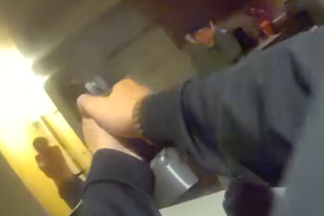 Bodycam video shows Chino Police officer shoot man chasing after woman with knife