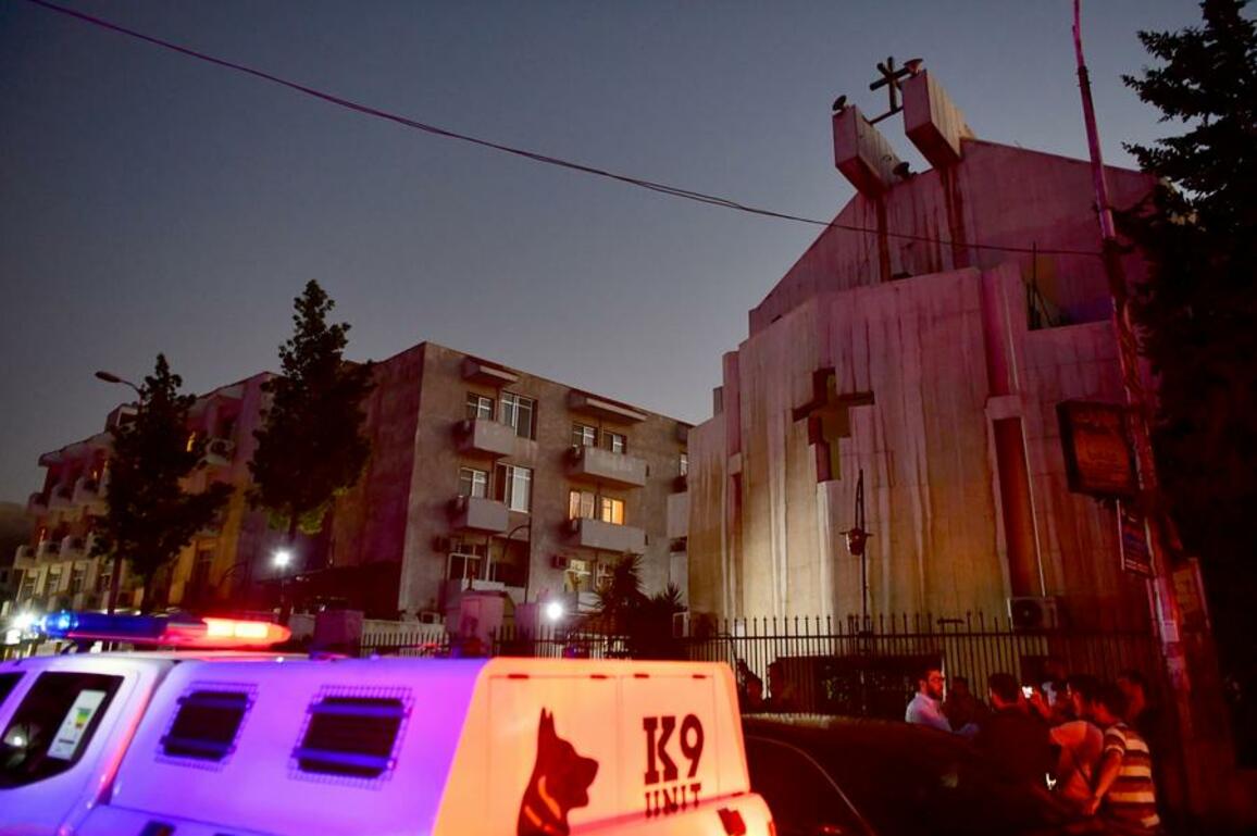 Blast at Damascus church raises fears of renewed sectarian strife