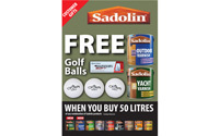 Sadolin launches golf promotion to 'tee off' spring jobs