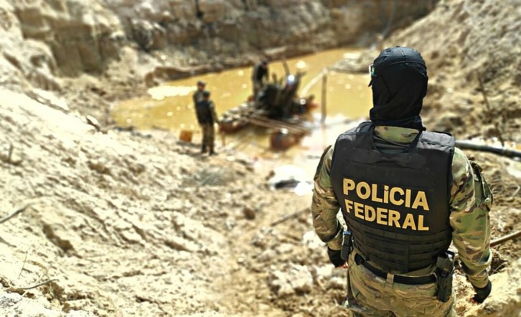 Operação da Policia Federal combate mineração ilegal de ouro na BA