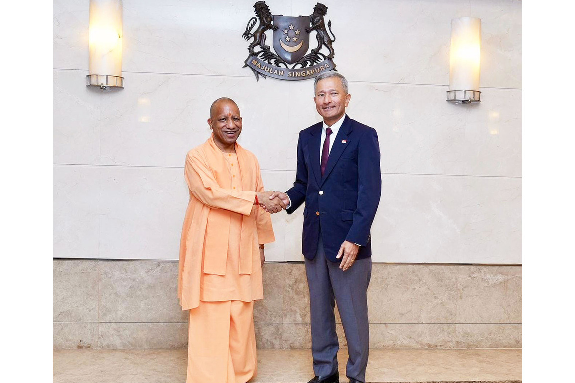 Uttar Pradesh CM Yogi holds talks on cooperation with Singapore foreign minister