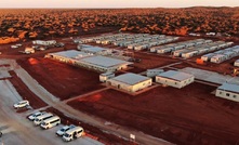  New mine camp at King of the Hills, near Leonora in Western Australia.