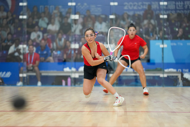 (SP)CHINA-CHENGDU-THE WORLD GAMES 2025-RACQUETBALL-WOMEN'S SINGLES-QUARTERFINAL (CN)