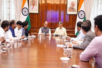 Chandrababu Naidu meets Rajnath Singh, presents vision to transform Andhra Pradesh intro Defence, Aerospace hub