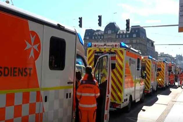 Two dead, dozens injured as car drives into pedestrians in Mannheim, Germany