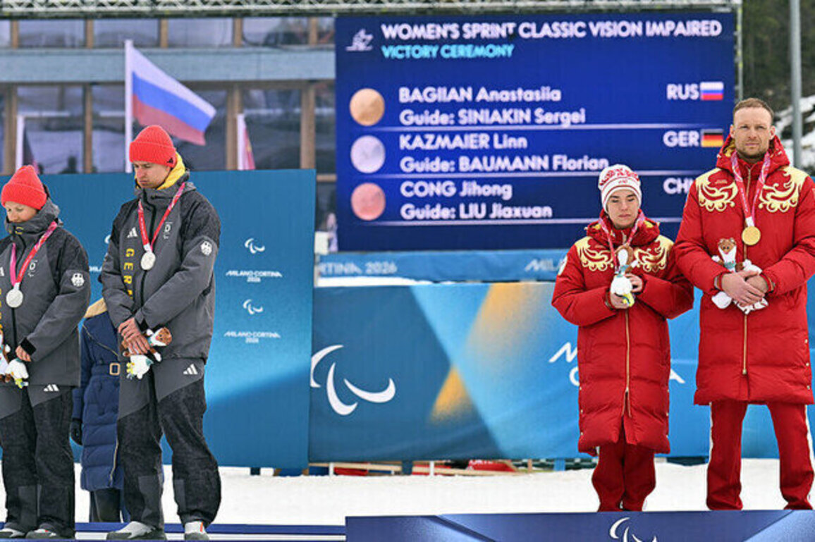 German athletes snub Russian Paralympic champions