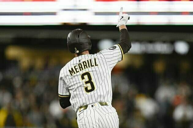 Jackson Merrill, perfect Padres seek sweep of Guardians