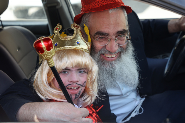 ISRAEL-MODI'IN-PURIM-CELEBRATION