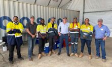  Laverton training centre trainees and personnel, including general manager Mac Jensen and APC community liaison officer Sarah Sullivan.