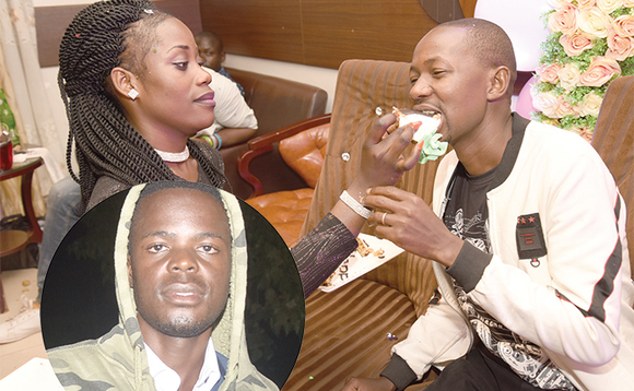 Grace Khan (ku kkono) ng’aliisa Kitonsa kkeeki ku kabaga akamu gye buvuddeko. Mu katono ye Jovan Luzinda Grace Khan (ku kkono) ng’aliisa Kitonsa kkeeki ku kabaga akamu gye buvuddeko. Mu katono ye Jovan Luzinda