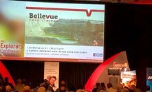  Steve Parsons presents the Bellevue story at the RIU Explorers Conference