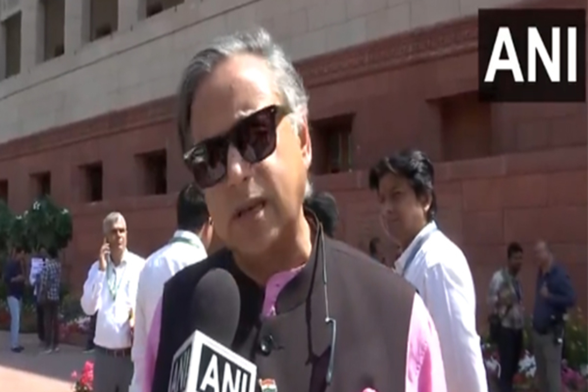 "Irrelevant, it is a state subject": Congress MP Shashi Tharoor on Parliament disruption